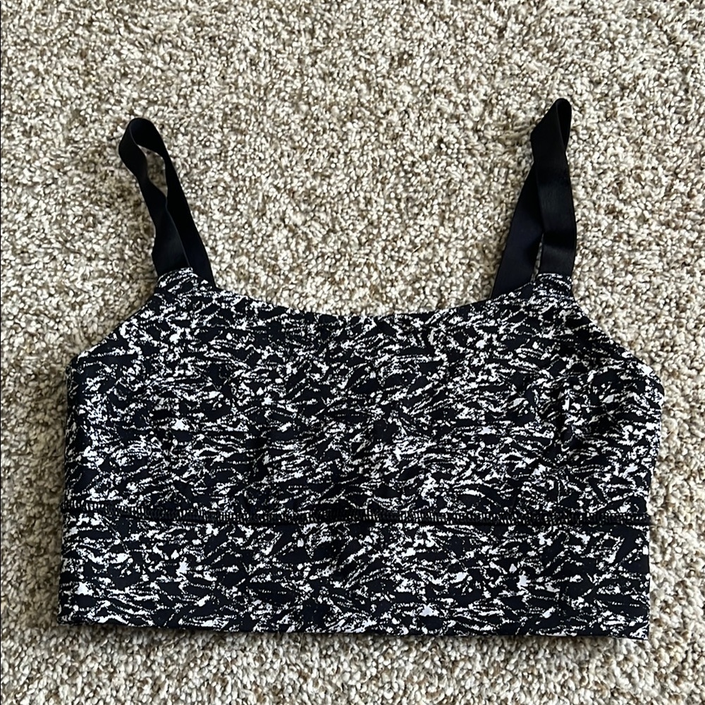 Lululemon Printed Adjustable Sports Bra